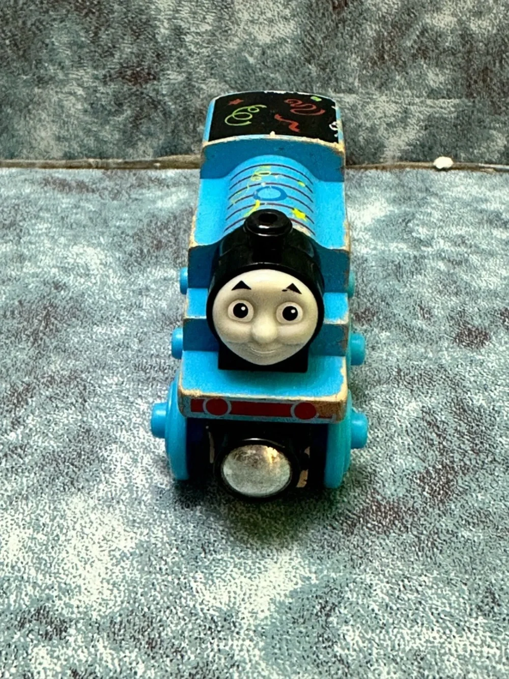 Thomas & Friends  THOMAS BIRTHDAY Blue Number 1 Party Train Wooden Toy